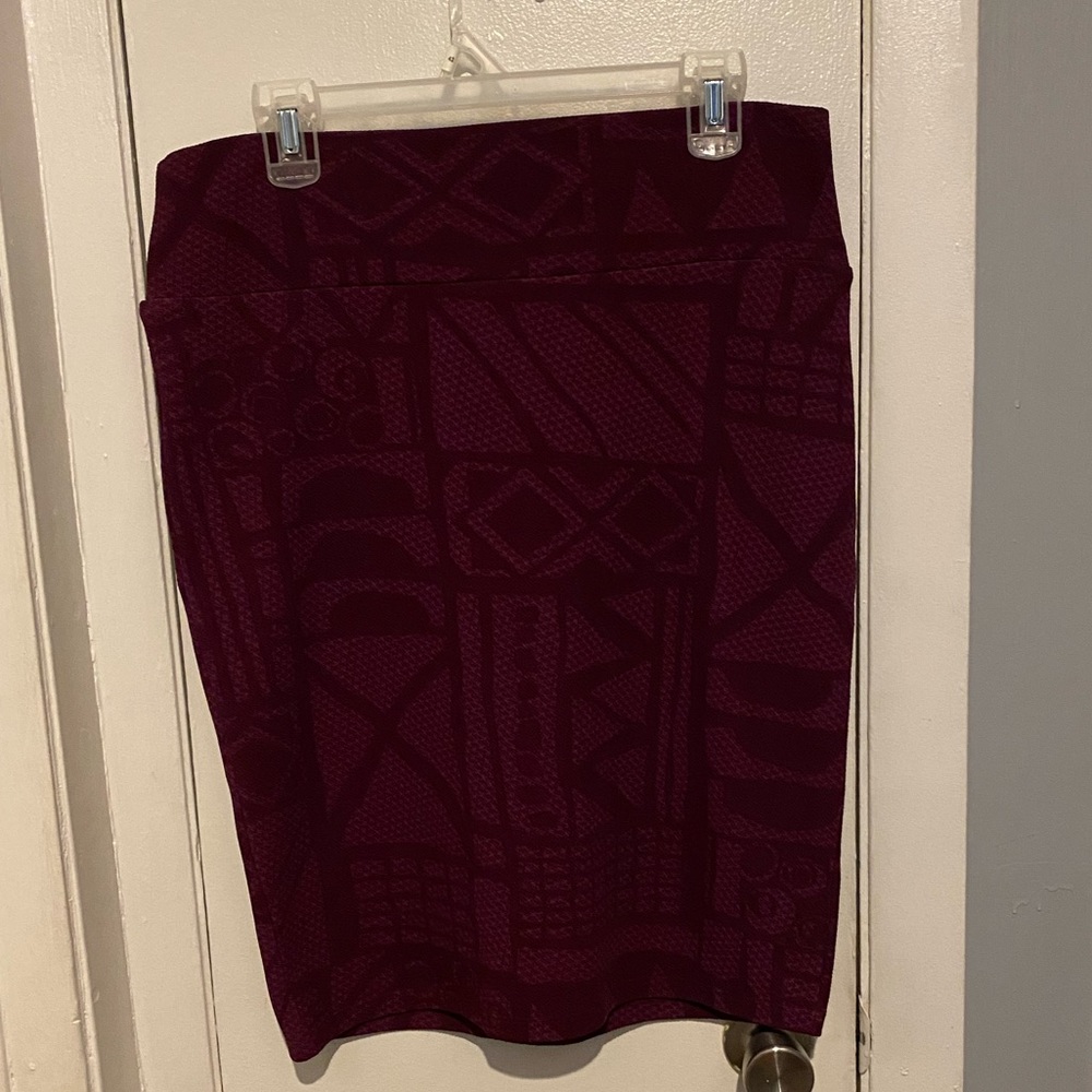Purple skirt, comfortable